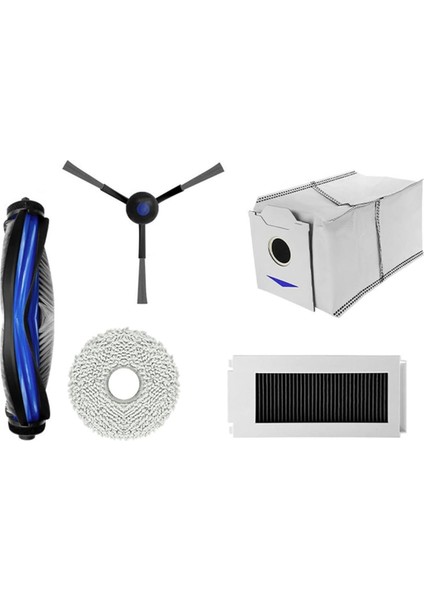 Ecovacs Deebot N30 OMNI/N30 Pro Elektrikli Süpürge Ana Yan Fırça Hepa Filtreleri Toz Torbaları Için Yedek Aksesuar Seti (Yurt Dışından) modelleri