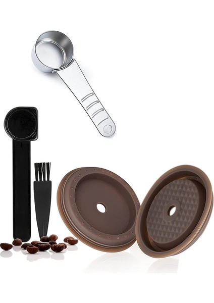 Yeniden Kullanılabilir Kahve Kapsülü Kapağı Vertuoline Kahve Pod Için Doldurulabilir Nespresso Vertuo Kapsül Için Gıda Sınıfı Silikon Kap (Yurt Dışından)