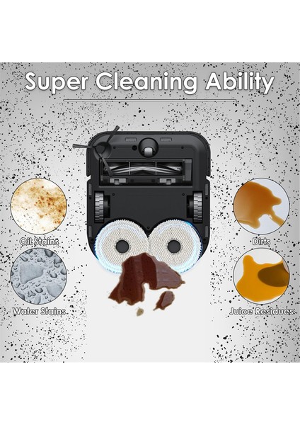 Ecovacs Deebot T30 Pro OMNI/T30 OMNI/T30S/T30S Combo Robot Süpürge Yedek Parçaları Için 8 Adet Paspas Bezi (Yurt Dışından) fiyatları