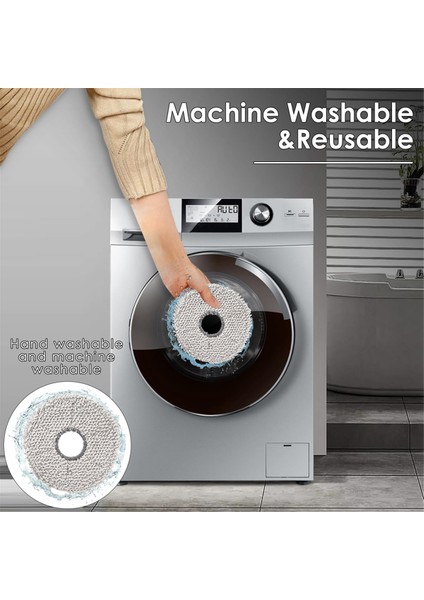 Ecovacs Deebot T30 Pro OMNI/T30 OMNI/T30S/T30S Combo Robot Süpürge Yedek Parçaları Için 8 Adet Paspas Bezi (Yurt Dışından) indirimleri