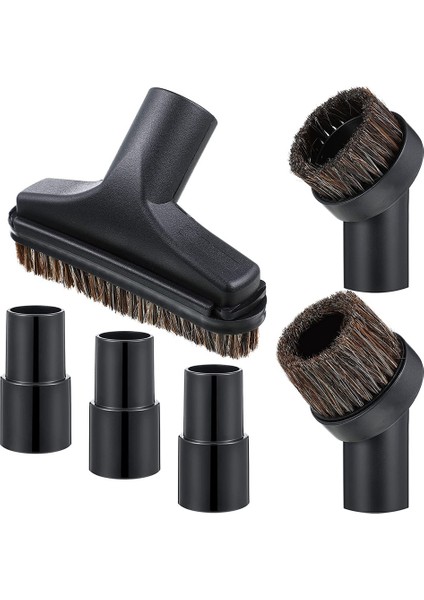 6 Parça 25MM ve 36MM Vakum Fırçası Yuvarlak Fırça, 5,9 Inç Vakumlu Zemin Fırçası 1,25 Temizleyici Vakum Aparatı Fırçası Yumuşak (Yurt Dışından)