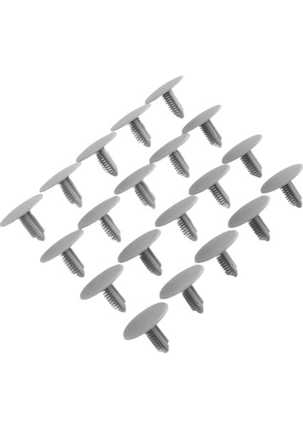 20 Adet Gri Plastik Mat Araç Sıçrama Model Klipsleri 7mm x 16MM x 24MM (Yurt Dışından) modelleri