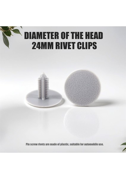 20 Adet Gri Plastik Mat Araç Sıçrama Model Klipsleri 7mm x 16MM x 24MM (Yurt Dışından) fırsatları