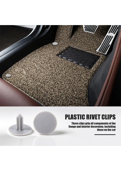 20 Adet Gri Plastik Mat Araç Sıçrama Model Klipsleri 7mm x 16MM x 24MM (Yurt Dışından) indirimleri