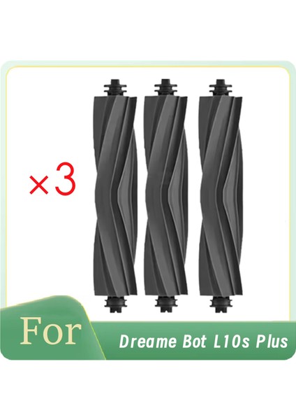 Dreame Bot L10S Plus Süpürge Makinesi Aksesuarları Için 3 Adet Ana Fırça Ultra Dayanıklı Aksesuarlar (Yurt Dışından)