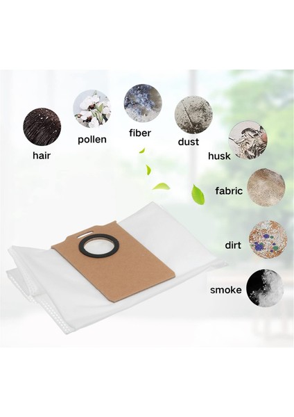 Monsga Ms1 Max/ Ultenic T10 Lite/ Liectroux M70 Pro/ Bpmıo B15 Plus/ Lubluelu L15 Plus Vakum Parçaları Toz Torbası 12 Adet (Yurt Dışından) indirimleri