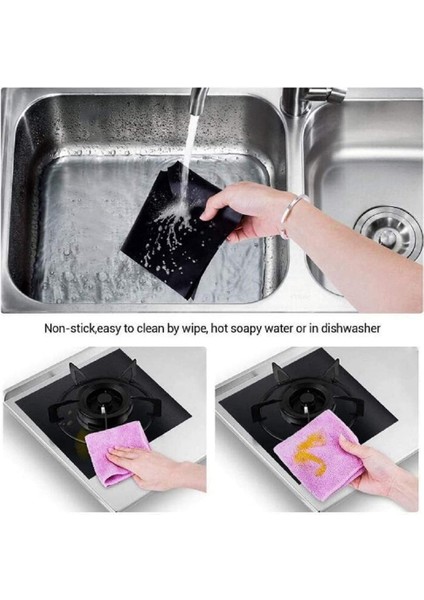 Brülör Kapağı, Tekrar Kullanılabilir Ocak Üst Kapağı, Yapışmaz Brülör Astarı, Gaz Sobası Için Isı Yalıtım Pedi (Yurt Dışından) fırsatları