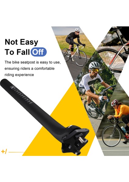 Mtb Karbon Fiber Sele Borusu 27.2mm Dağ/yol Bisikleti Sele Borusu Mat Bisiklet Parçaları 350MM (Yurt Dışından) indirimleri