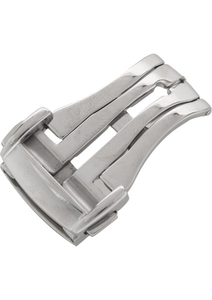 Omega Için 18MM Paslanmaz Çelik Dağıtıcı Saat Kayışı Katlanır Toka Toka, Pürüzsüz #18MM (Yurt Dışından) indirimleri