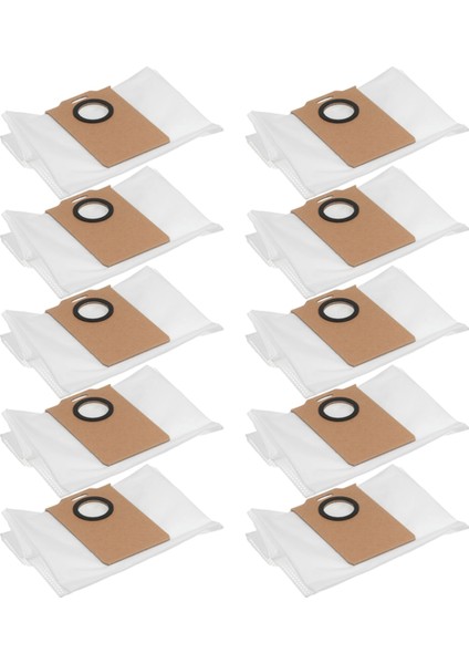 Monsga Ms1 Max/ Ultenic T10 Lite/ Liectroux M70 Pro/ Bpmıo B15 Plus/ Lubluelu L15 Plus Vakum Parçaları Toz Torbası 10 Adet (Yurt Dışından)