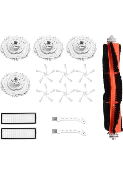 Dreame W10/W10PRO Robot Süpürge Ana Yan Fırça Filtresi Paspas Tutucu Yedek Aksesuarları Fırça (Yurt Dışından)