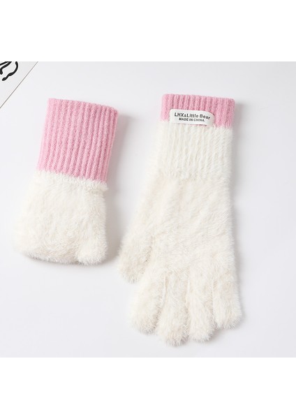 Sıcak ve Sevimli, Rüzgar Soğuk Eldivenleri Ifade Eder, Ekrana Dokunabilir (Yurt Dışından)