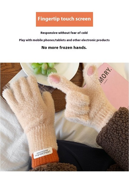 Sıcak ve Sevimli, Rüzgar Soğuk Eldivenleri Ifade Eder, Ekrana Dokunabilir (Yurt Dışından) fırsatları