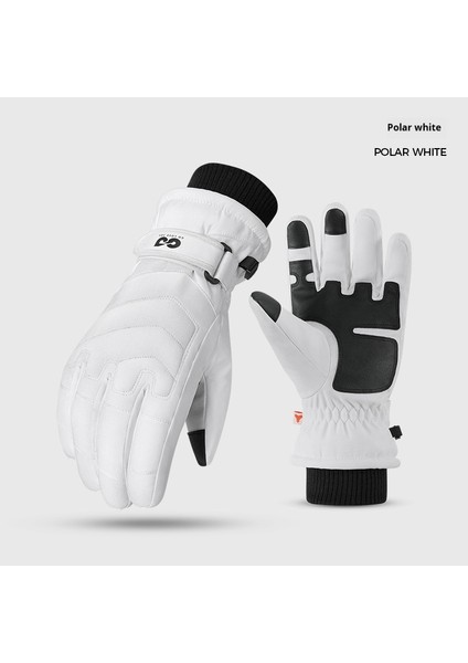 Erkekler ve Kadınlar Için Kayak Eldivenleri Kış Açık Kaymaz Dokunmatik Ekran (Yurt Dışından)