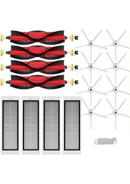 Xiaomi Mı Roborock S5 Max S6 Pure Maxv S55 Robot Süpürge Aksesuarları Için Hepa Filtre Yan Fırça Ana Fırçası (Yurt Dışından)