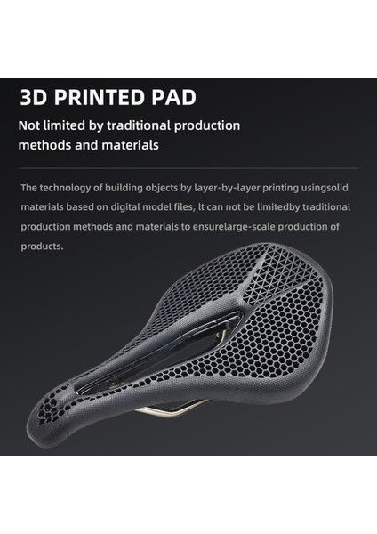 Bisiklet Sele Petek 3D Nefes Alabilir Yastık Dağ Yol Bisikleti Aksesuarları (Yurt Dışından) modelleri