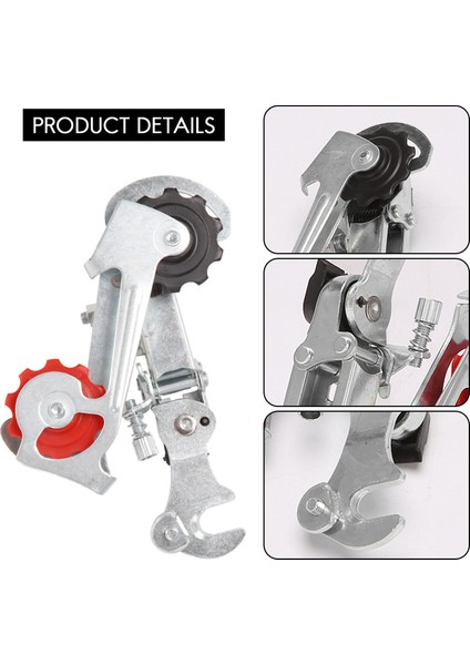 Yarış Bisiklet Parçası Gümüş Ton Metal 3-7 Hız Arka Attırıcı (Yurt Dışından) fırsatları