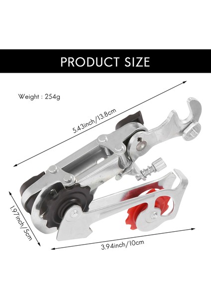 Yarış Bisiklet Parçası Gümüş Ton Metal 3-7 Hız Arka Attırıcı (Yurt Dışından) indirimleri