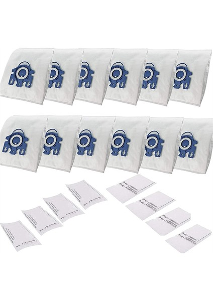 Hyclean Miele Gn 3D 10408410, Classic C1 Verimli Elektrikli Süpürge Torbaları ile Uyumlu 36 Elektrikli Süpürge Torbası + 24 Filtre (Yurt Dışından) fiyatları