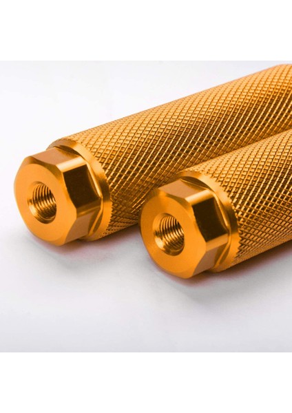 Adet Bisiklet Mandalları, Alüminyum Alaşımlı Kaymaz Kurşun Ayak Bisiklet Pedalları Bmx Mandalları 3/8 Inç Akslar Için Bisiklet Aksesuarları, Sarı (Yurt Dışından) indirimleri