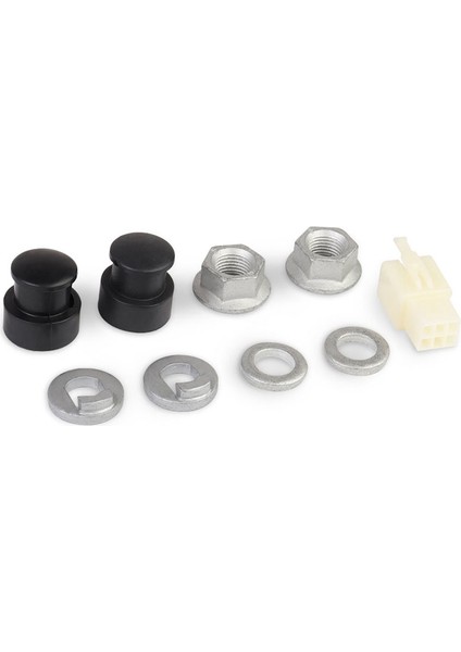 E-Bisiklet Elektrikli Bisiklet Hub Motor Aks M12 Ön Kilit Somunu/kilit Yıkama/ara Parça/somun Kapağı 12MM Mil ile (Yurt Dışından)