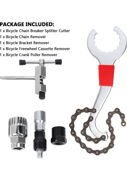 Bisiklet Tamir Alet Setleri Dağ Bisikleti Zincir Kesici/zincir Sökme/braket Sökücü/filibir Sökücü/krank Çektirme Sökücü (Yurt Dışından) modelleri