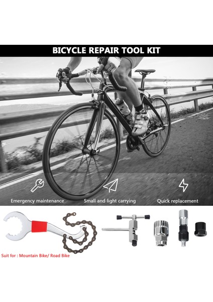 Bisiklet Tamir Alet Setleri Dağ Bisikleti Zincir Kesici/zincir Sökme/braket Sökücü/filibir Sökücü/krank Çektirme Sökücü (Yurt Dışından) fırsatları