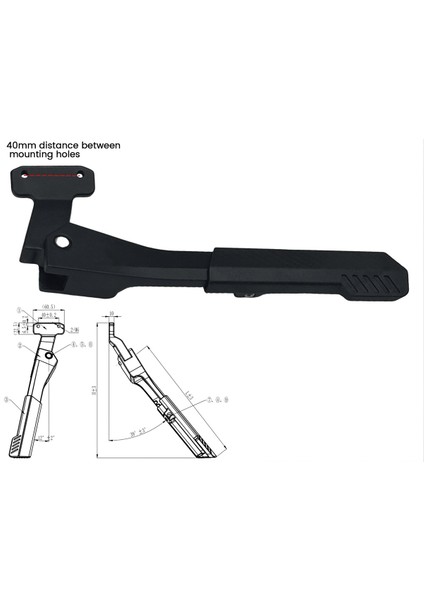 Ayarlanabilir Bisiklet Ayaklığı 26 Inç Dağ Bisikleti Park Rafı 750B Kar/katlanır Bisiklet Için Bisiklet Yan Ayağı (Yurt Dışından) indirimleri