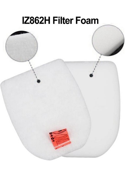 6 Adet IZ862H Köpekbalığı Akülü Vakum Filtresi, Köpekbalığı IZ840 IZ800 Serisi Vakum Parçası XPSMFIZ700AND XFFKIZ700 Için Uygun (Yurt Dışından) modelleri