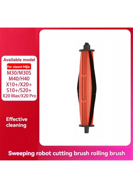 Xıaomı Mijia M30/M30S/M40/H40/X10+/X20+/S10+/S20+X20 MAX/X20 Pro Elektrikli Süpürge Fırçası Için Karışmayan Rulo Fırça (Yurt Dışından)