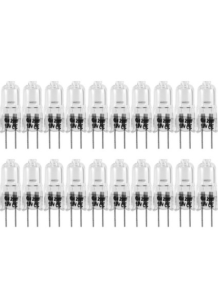 Humble 20 Adet G4 Halojen Ampuller, 20W 12V Halojen Ampuller 2 Pin Şeffaf Lamba Ampul, Ocak Aydınlatması, Sinyal Işıkları, Parça (Yurt Dışından)