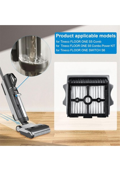 Tineco Floor One S5 Combo / S5 Combo Power Kıt/swıtch S6 Islak Kuru Elektrikli Süpürge Parçaları Için Yedek Hepa Filtresi (Yurt Dışından) fiyatları