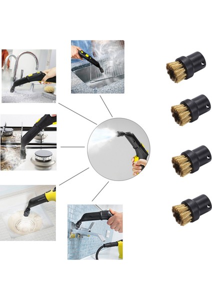 Yuvarlak Fırça Pirinç Tel Fırça Nozulları Karcher Sc Serisi Karcher Sc1 SC2S C3 Sc4 Sc5 SC952 SC1020 SC2500 SC5800 (Yurt Dışından) indirimleri