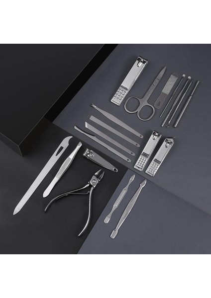 LAN12 Guangdong Spirit 19 Adet/takımtırnak Makası Seti Tırnak Pedikür Bıçağı Makas Bakım (Yurt Dışından)