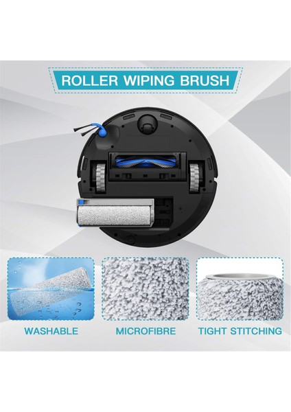 Ecovacs X8 Pro Omnı, X8 Pro Plus Aı, Yeedi S14 Plus Parça Aksesuarı Fırçalama Tamburu ve Uç Kapağı Için Uygundur (Yurt Dışından) indirimleri