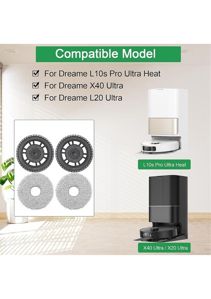 Dreame L10S Pro Ultra Heat, X40 Ultra, X40 Master, L40 Ultra, L20 Ultra, L20 Ultra Vakum Parçaları Için Paspas Braketi (Yurt Dışından) modelleri
