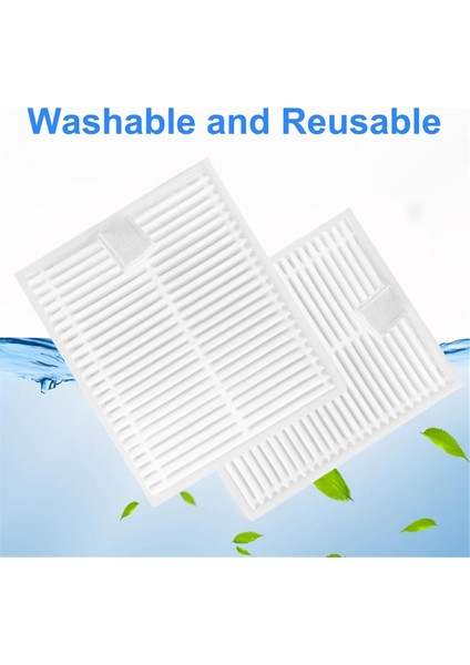 Roborock Q7 M5 / Q7 M5+ / Q7 L5 Elektrikli Süpürge Parçaları Için 10 Adet Hepa Filtre Yedek Parçası Yıkanabilir ve Tekrar Kullanılabilir Filtre (Yurt Dışından) indirimleri