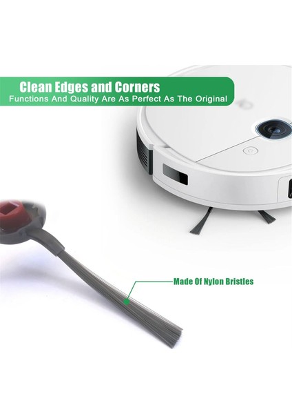 Yeedi Vac 2 Pro/vac 2/vac Max/vac Hybrid/vac STATION/K781+ Elektrikli Süpürge Yedek Parçası Için Yan Fırça Aksesuarları (Yurt Dışından) fiyatları