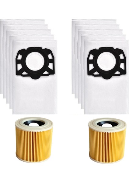 Karcher Wd2 Plus Wd3 WD3S Kfı 357 SE4001 SE4002 Ka 40 Yedek Torba Parçaları Için Elektrikli Süpürge Torbası Filtresi 2.863-314.0 (Yurt Dışından) fiyatları