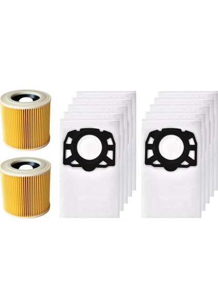 Karcher Wd2 Plus Wd3 WD3S Kfı 357 SE4001 SE4002 Ka 40 Yedek Torba Parçaları Için Elektrikli Süpürge Torbası Filtresi 2.863-314.0 (Yurt Dışından) modelleri