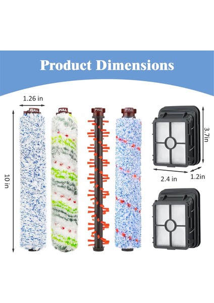 Bissell Crosswave 2328 1785 2306 3888A Vakum Fırça Ruloları ve Filtresi Için Crosswave Fırça Yedek Parçaları ve Filtresi (Yurt Dışından) indirimleri