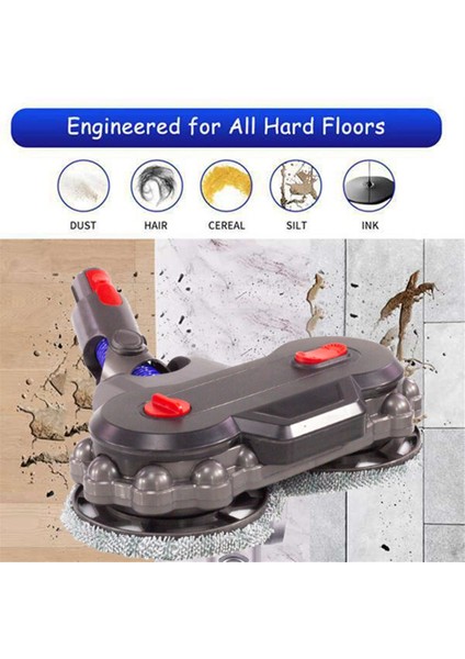 Dyson V7/ V8/ V10/ V11/ V15 Elektrikli Süpürge Başlıkları Için Yedek Elektrikli Zemin Paspas Başlığı Kuru ve Islak Paspas Başlığı (Yurt Dışından) fiyatları