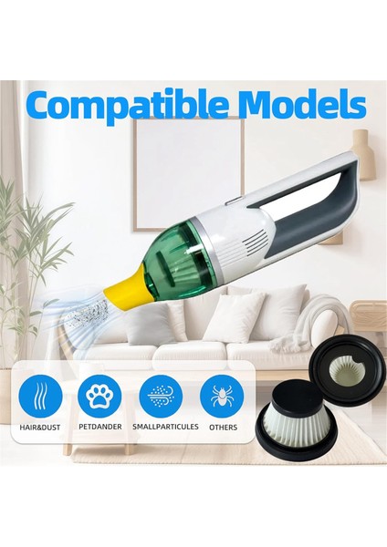 Horsepower Duck Vac Kompakt Elektrikli Süpürge Yıkanabilir Filtreli Elektrikli Süpürge Parçaları Için 4 Adet Yedek Filtre (Yurt Dışından) fiyatları