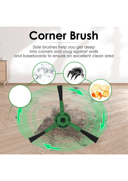 Irobot Combo Essential Serisi Y0140 Y0110 Y0112 Robot Süpürge Aksesuarları Ana Yan Fırça Filtresi Paspas Pedi Seti (Yurt Dışından) modelleri