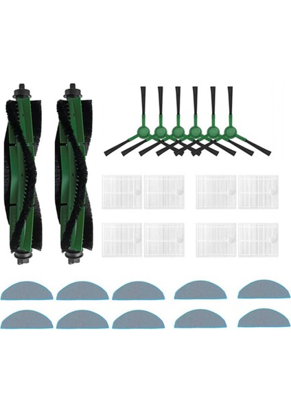 Irobot Romba Combo Essential / 2 Essential / Vac Essential / Essential Vac 2 Vacuum Yan Fırça Hepa Filtre Paspas Pedi Için (Yurt Dışından) fırsatları