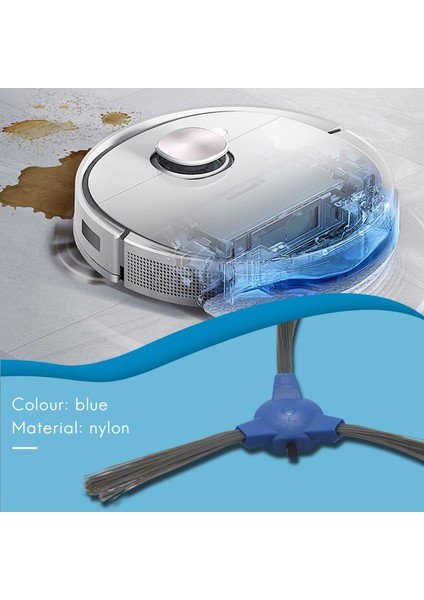 Coredy R300 R550(R500+) R650 R700 R3500, Goovı 1600PA, Bagotte BG600, Imartine 1600PA Için 8 Adet Yedek Yan Fırçalar (Yurt Dışından) modelleri