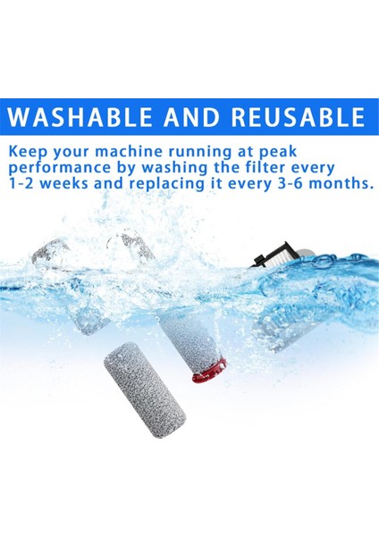 Roborock Dyad Pro / Dyad Pro Combo / WD2H1A / A10 Ultra Elektrikli Süpürge Aksesuarları Ana Fırça ve Filtre Aksesuarları (Yurt Dışından) modelleri