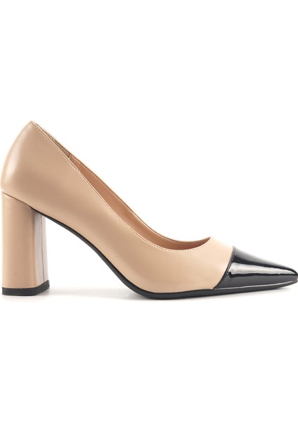 Mılana 4pr Bej Kadın Topuklu Ayakkabı