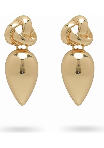 Burgy 5fx Sarı Kadın Küpe