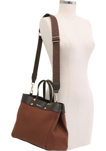 Hennry 5pr Kahverengi Kadın El Çantası